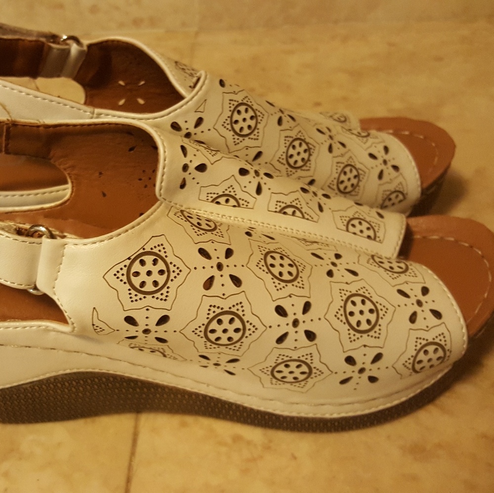 White Sandals